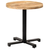 vidaXL Bistrotafel vierkant 50x50x75 cm ruw mangohout