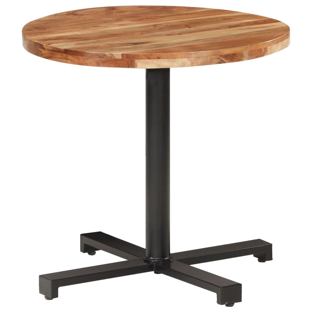 vidaXL Bistrotafel vierkant 50x50x75 cm ruw mangohout
