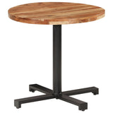 vidaXL Bistrotafel vierkant 50x50x75 cm ruw mangohout