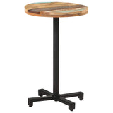 vidaXL Bistrotafel vierkant 50x50x75 cm ruw mangohout