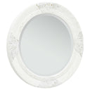 vidaXL Wandspiegel barok stijl 50 cm blanc