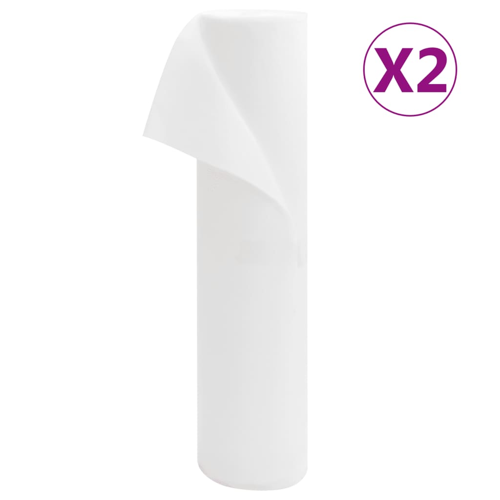 vidaXL Non-Woven Plant Covers 2 rolls 70 g/m² 10x1.6 m