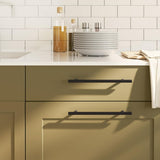 vidaXL Handles 10 pcs 64 mm stainless steel silver-coloured
