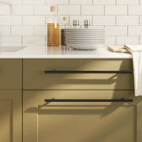 vidaXL Handles 10 pcs 64 mm stainless steel silver-coloured