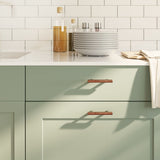 vidaXL Handles 10 pcs 64 mm stainless steel silver-coloured