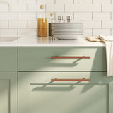 vidaXL Handles 10 pcs 64 mm stainless steel silver-coloured