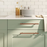 vidaXL Handles 10 pcs 64 mm stainless steel silver-coloured