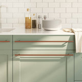 vidaXL Handles 10 pcs 64 mm stainless steel silver-coloured