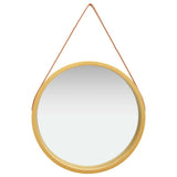 vidaXL Wall Mirror with Strap 40 cm White