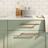 vidaXL Handles 10 pcs 96 mm stainless steel silver-coloured