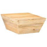 vidaXL Coffee Table V-Shaped 66x66x30 cm Solid Mango Wood
