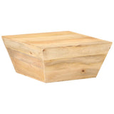 vidaXL Coffee Table V-Shaped 66x66x30 cm Solid Mango Wood