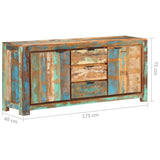 vidaXL Dressoir 175x40x75 cm ruw mangohout