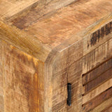 vidaXL Tv-meubel 110x30x40 cm massief gerecycled hout