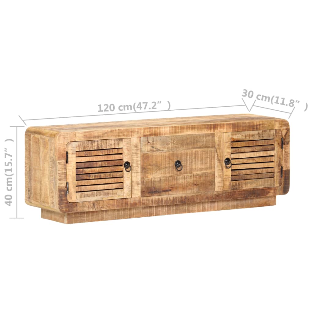 vidaXL Tv-meubel 110x30x40 cm massief gerecycled hout