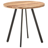 vidaXL Dining Table 80 cm Rough Mango Wood