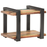 vidaXL Nachtkastje 50x40x40 cm ruw mangohout