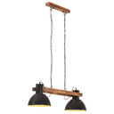 vidaXL Lampe suspendue industrielle 25 W E27 109 cm couleur argentée