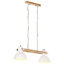 vidaXL Lampe suspendue industrielle 25 W E27 109 cm couleur argentée