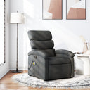 vidaXL Massagestoel with lightgrijze stof