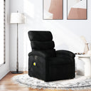 vidaXL Massagestoel with lightgrijze stof
