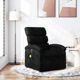 vidaXL Massage Recliner with Light Grey Fabric