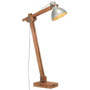 vidaXL Floor Lamp E27 Solid Mango Wood White