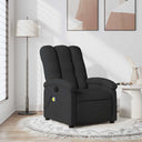 vidaXL Massagestoel met lichtgrijze stof