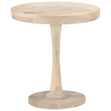 vidaXL Bijzettafel Ø60x75 cm massief mangohout