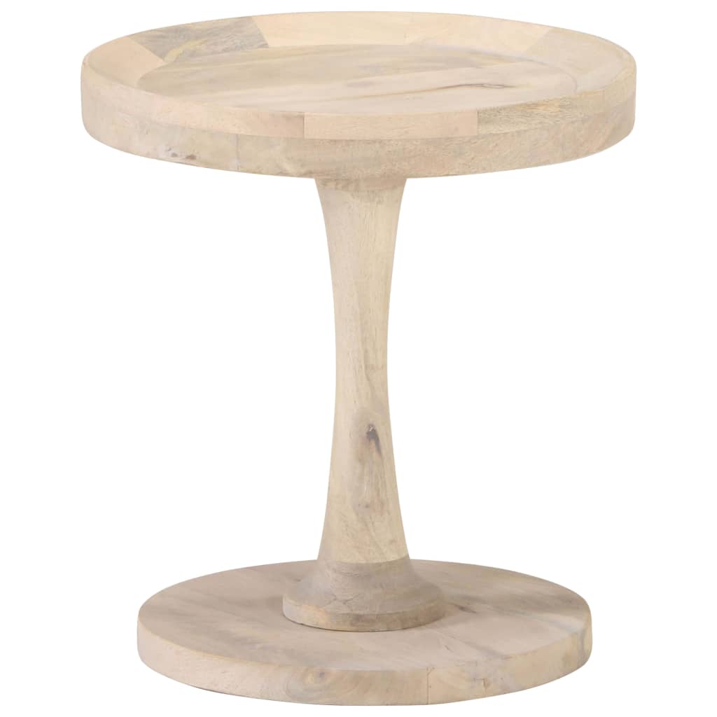 vidaXL Bijzettafel Ø60x75 cm massief mangohout