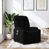 vidaXL Massagestoel met lichtgrijze stof