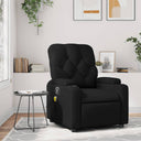 vidaXL Massage Chair Black Artificial Leather