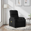 vidaXL Fauteuil de massage en tissu microfibre marron