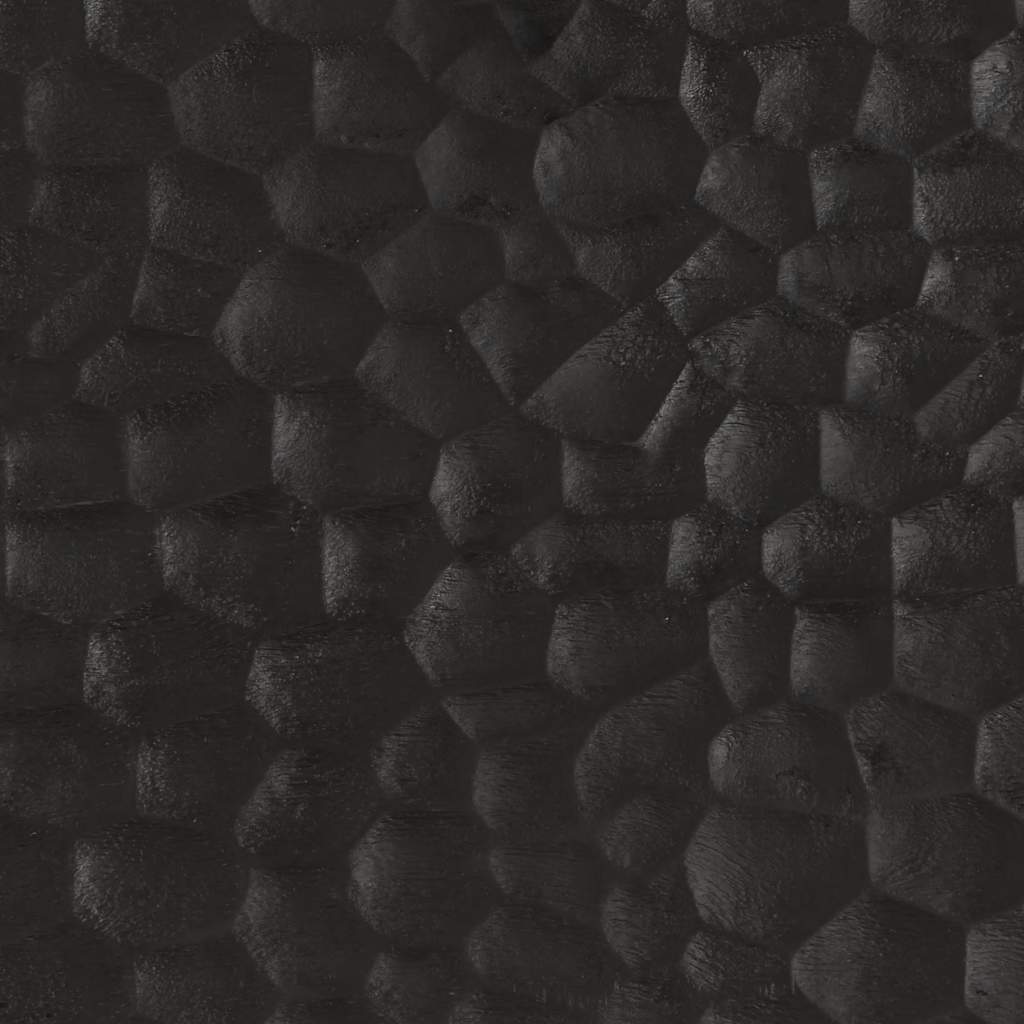 vidaXL Bijzetkasten 2 st 60x33x75 cm massief mangohout zwart