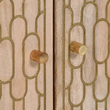 vidaXL Bijzetkasten 3 st 60x33x75 cm massief mangohout