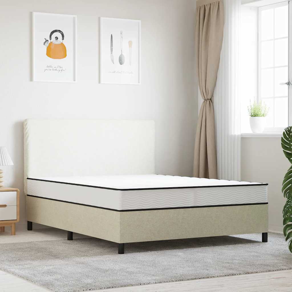 vidaXL Binnenveringmatras middelhard 120x200 cm