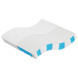 vidaXL Pocket spring mattress medium-firm-hard 160x200 cm Super King Size