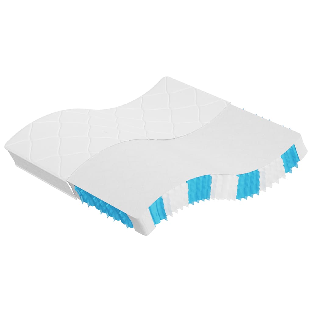 vidaXL Pocket spring mattress medium-firm-hard 160x200 cm Super King Size