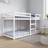 vidaXL Bunk Bed Frame without Mattress Solid Pine Wood 90x200 cm