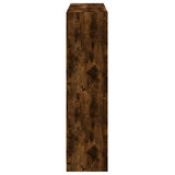 vidaXL Boekenkast met deuren 136x37x142 cm bewerkt hout wit