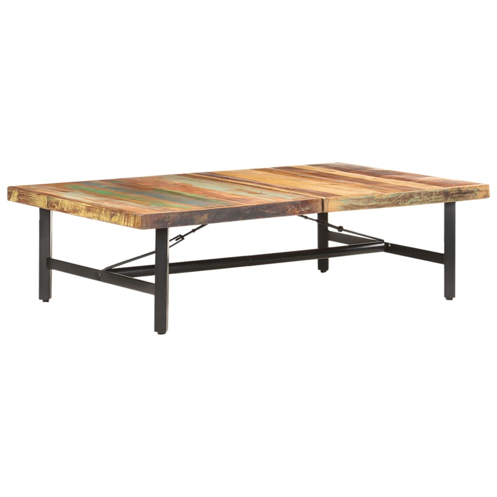 vidaXL Salontafel 142x90x42 cm massief mangohout