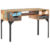 vidaXL Bureau 118x48x75 cm massief gerecycled hout