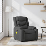 vidaXL Massage Chair Light Grey Fabric