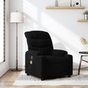 vidaXL Massagestoel with lightgrijze stof