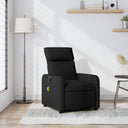 vidaXL Fauteuil de massage Tissu gris clair