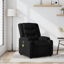vidaXL Fauteuil de massage Tissu gris clair