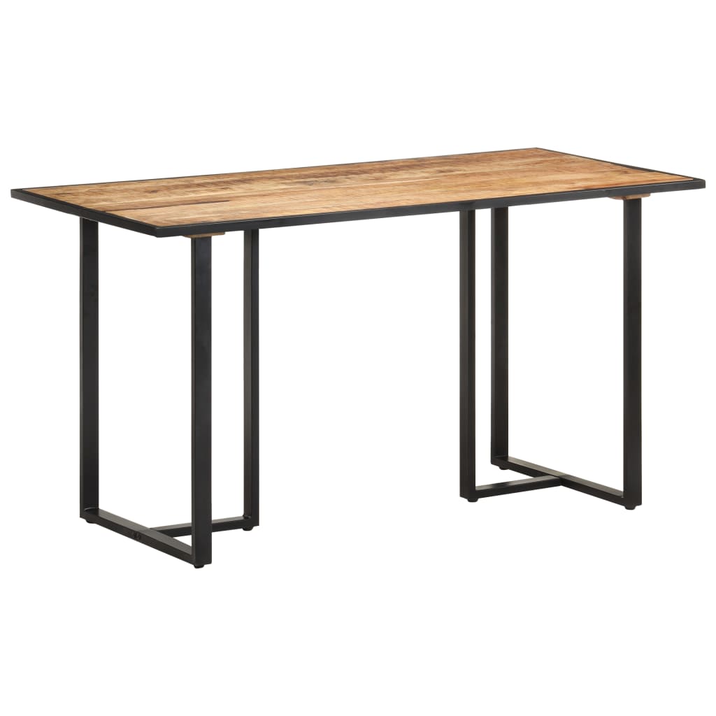 vidaXL Eettafel 120 cm brut mangue