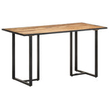 vidaXL Eettafel 120 cm brut mangue