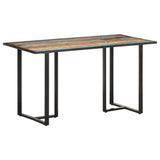 vidaXL Eettafel 120 cm brut mangue