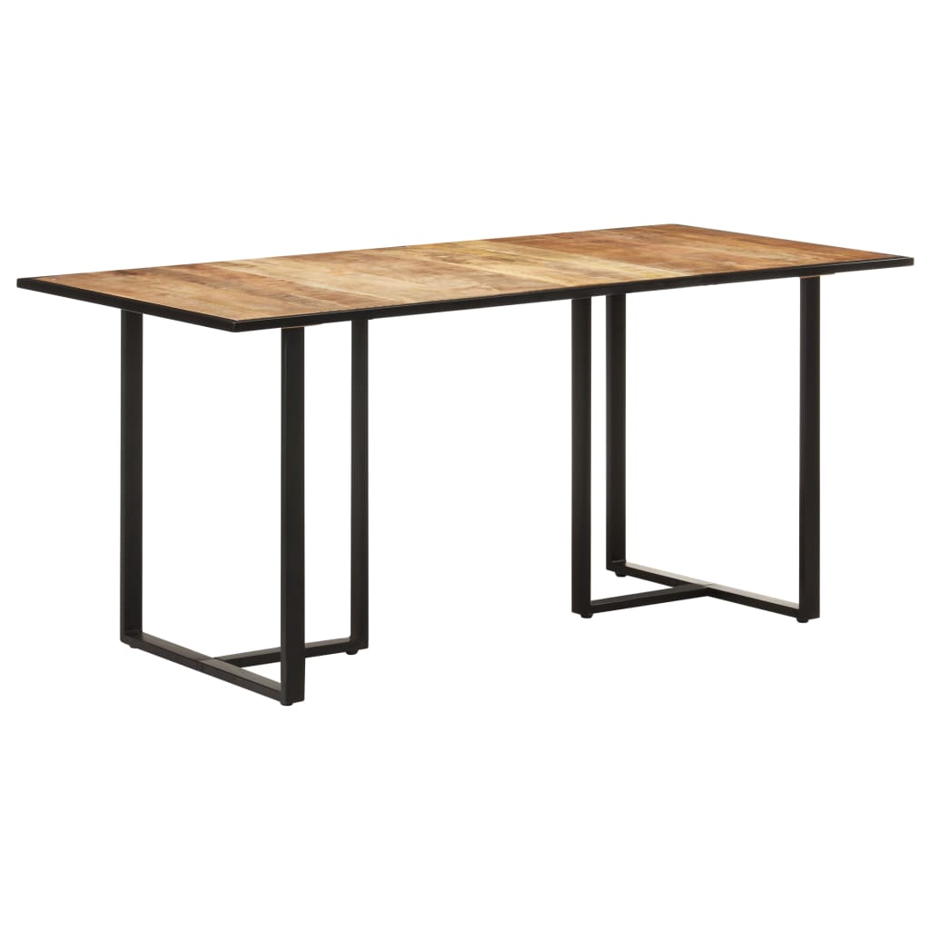 vidaXL Eettafel 120 cm brut mangue
